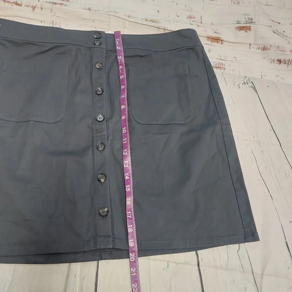 Loft button front mini skirt - Picture 4 of 4